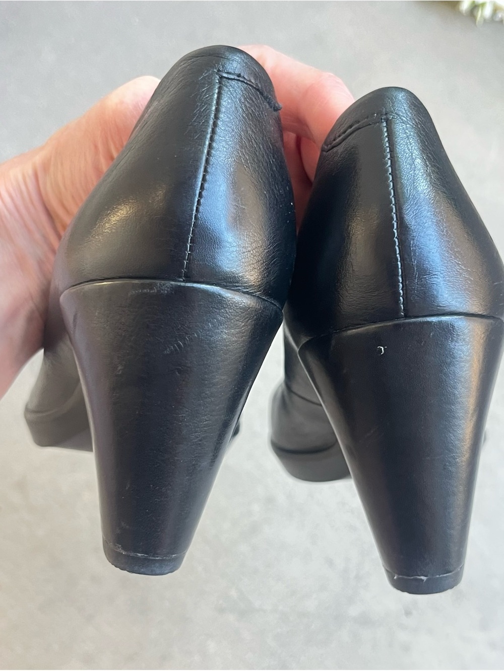 ECCO black heels Size 38 7.5 - Picture 4 of 7